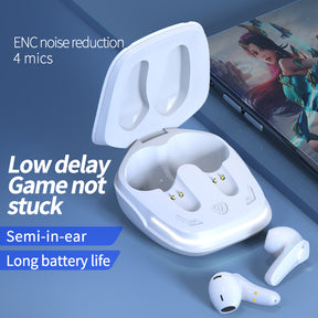 F69 Headphones Bluetooth Headset Stereo Earphones Double-mark Noise Reduction Wireless Sports TWS Earbuds Fone Blutooth
