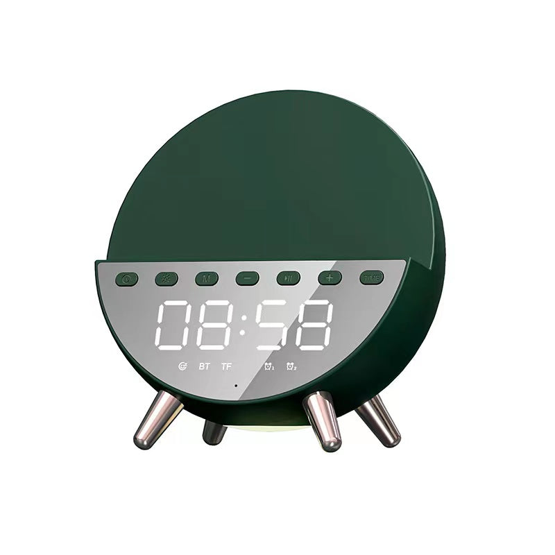 A7 Alarm Clock Wireless Charging ，Bluetooth Speaker， Night Light Lamp， Phone Charger Digital Display ，Phone Stand