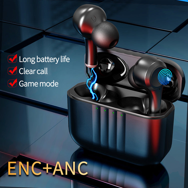 Headset ANC TRUE Wireless Earbuds Airbuds ANC ENC J7 Noise Cancelling Earbuds Earphone Headphone