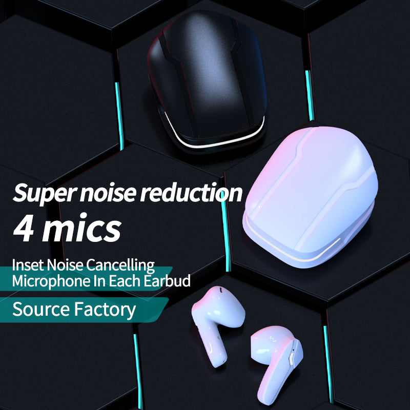 F69 Headphones Bluetooth Headset Stereo Earphones Double-mark Noise Reduction Wireless Sports TWS Earbuds Fone Blutooth